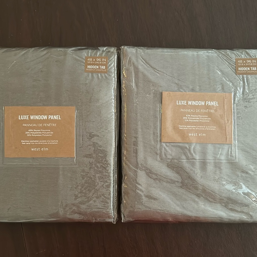 West Elm Luxe Window Panels